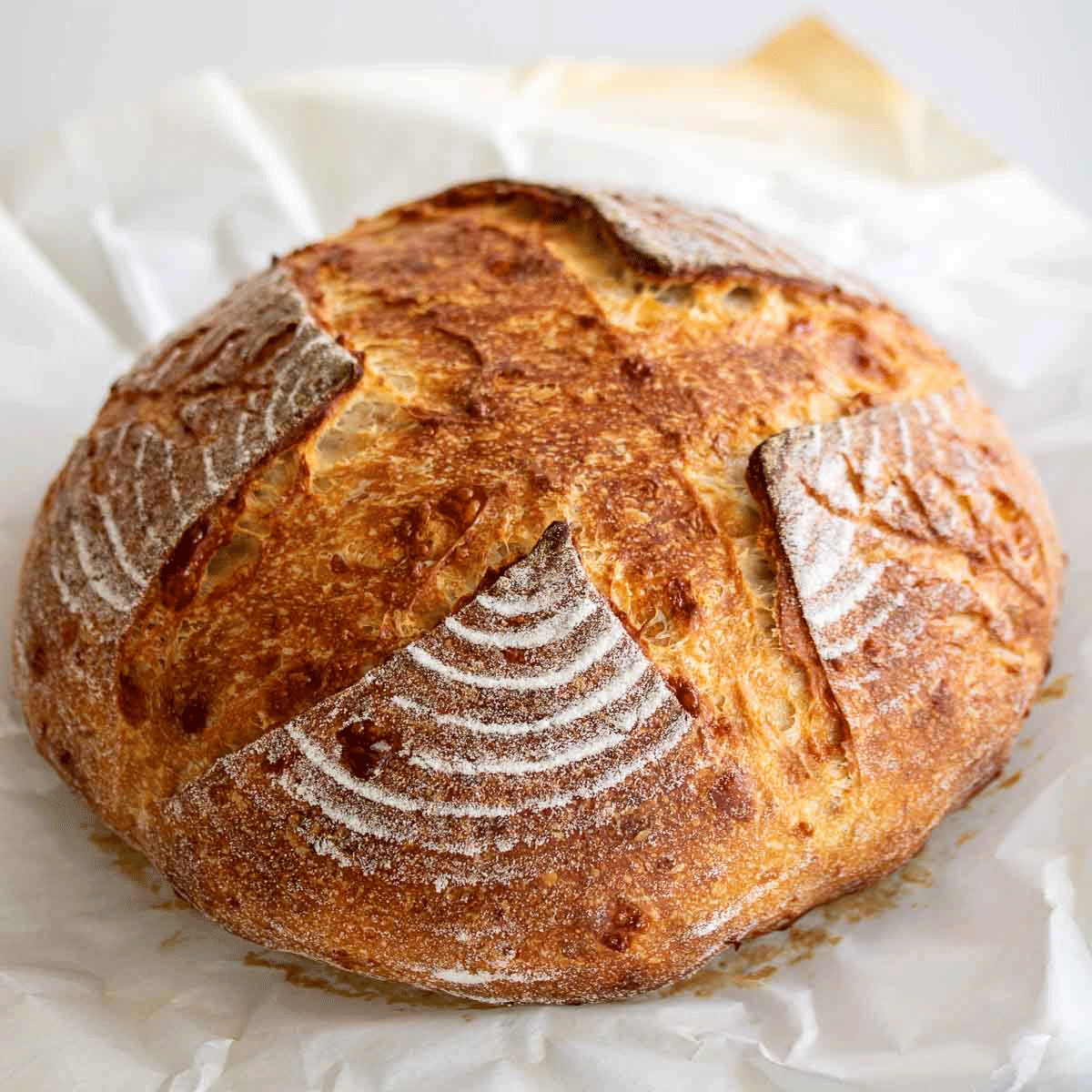 Artisan sourdough boule
